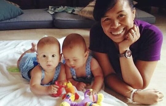 Babysitter in bali with 2 young children