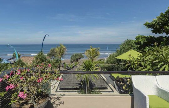 View of ocean on sunny day from villa