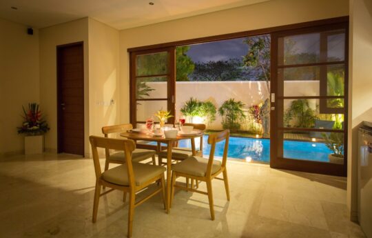 Beautiful Bali Villas 1 Bedroom – Streamer 2 Beautiful Bali Villa Dining Table