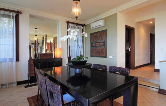 Tabanan villas – villa Nirwana, dining room Villa nirwana Tabanan villas