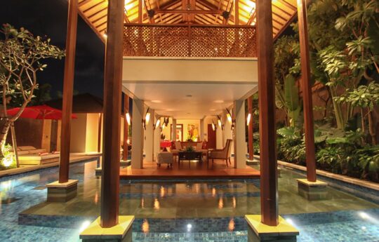 Villa Puri Kamadewa – Bali Sanur Villas, pool evening villa puri kamadewa sanur villas