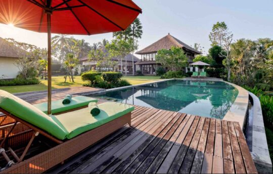 ubud villas – villa vastu, swimming pool and gardens villa vastu ubud villas