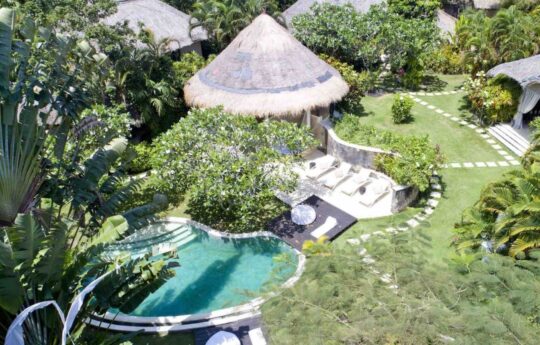 umalas villas – villa mathis ki, aerial view villa mathis ki umalas villas