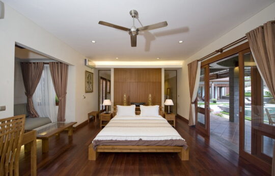 ubud villas – villa griya atma, modern bedroom with AC villa griya atma ubud villas