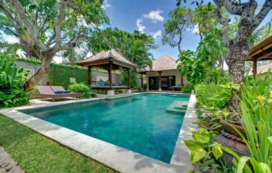 Villa Kedidi Large swimming pool and garden area of Villa Kedidi